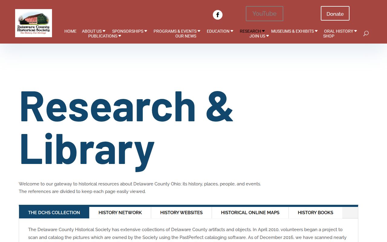 Delaware city directory research at the Historical Society library