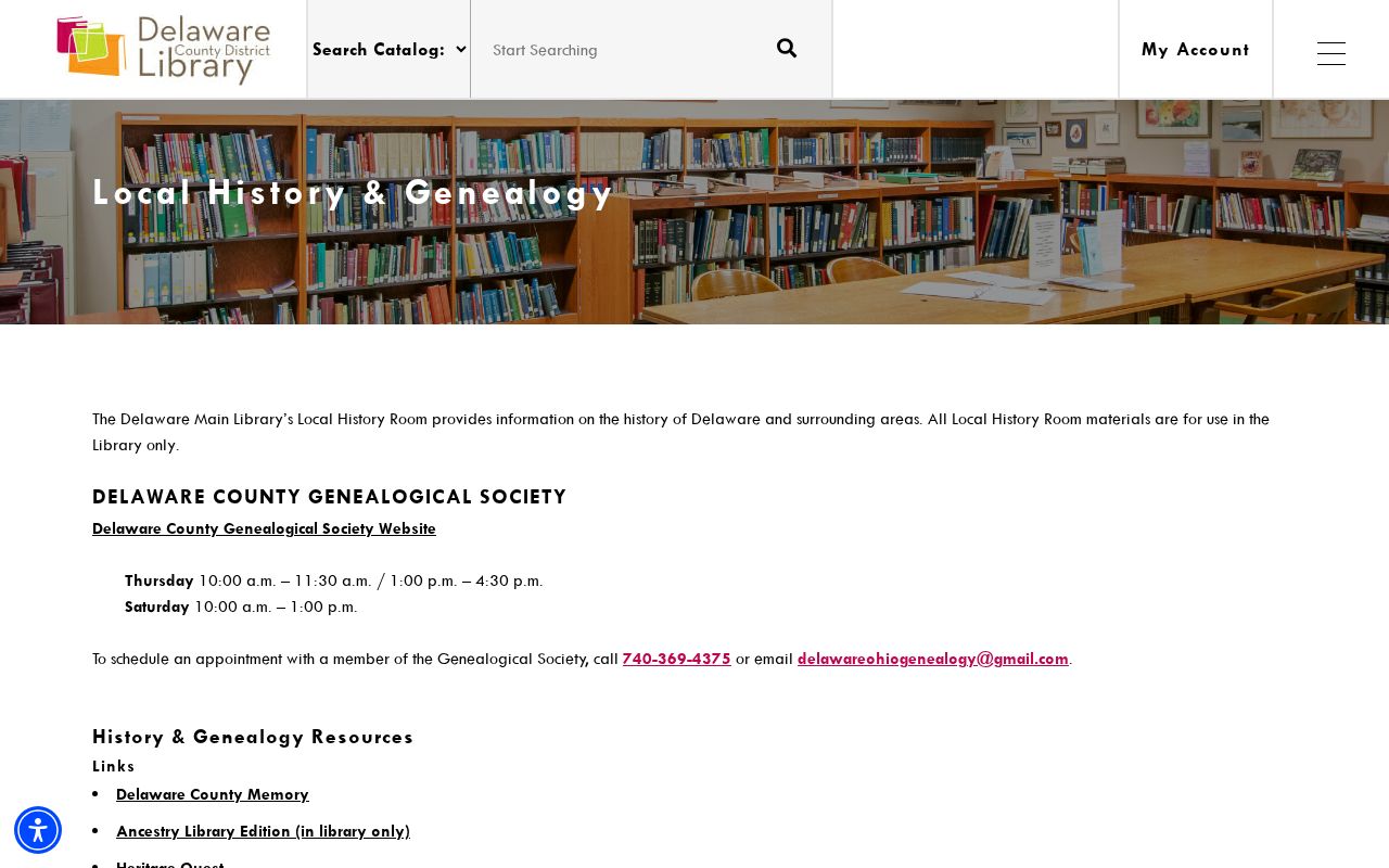 Delaware residents directory local history library research