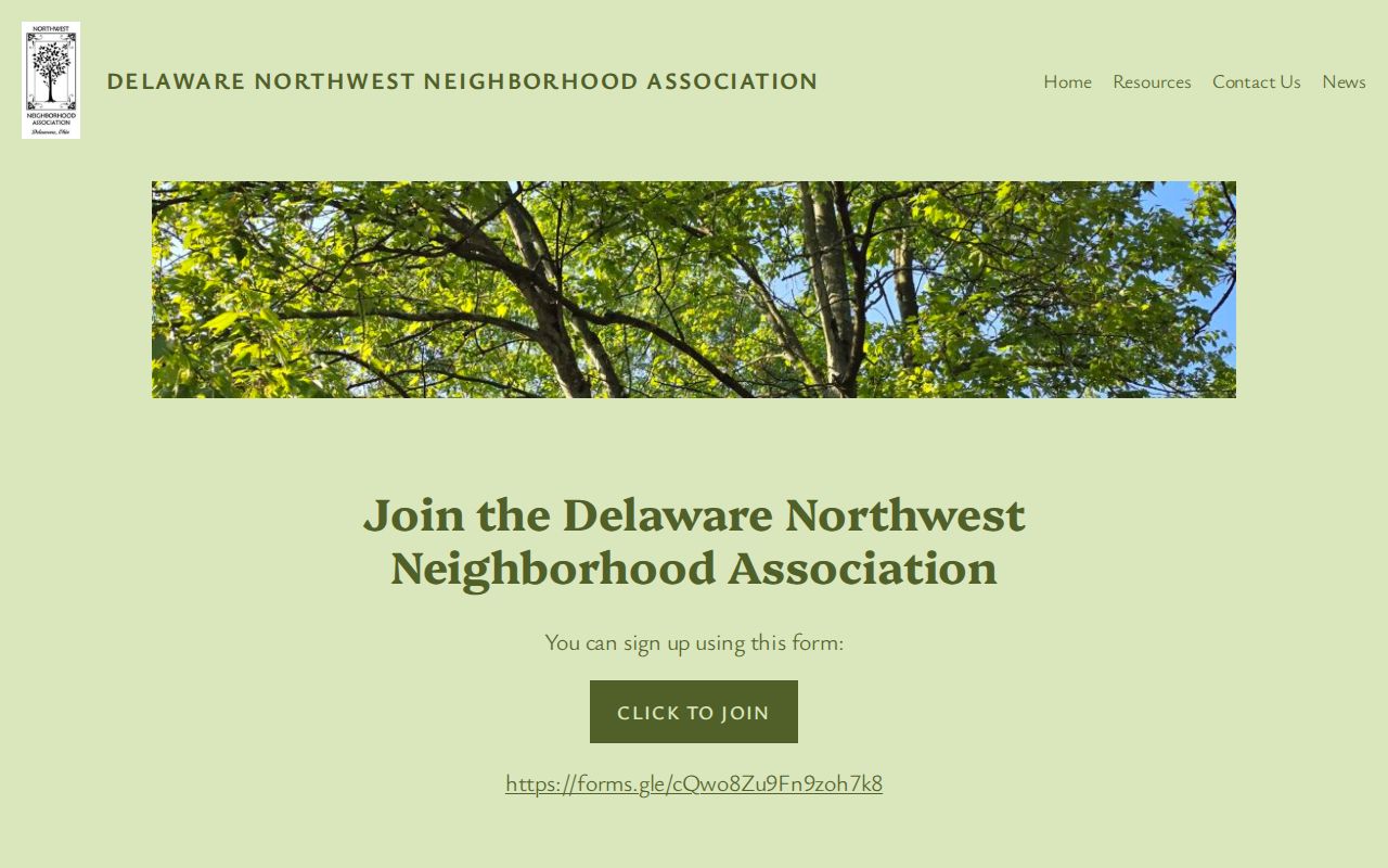 Delaware neighbors Northwest Neighborhood Association public community page